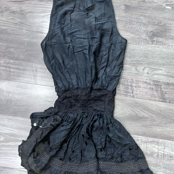 Ramy brook black lace mini dress size s - Picture 2 of 4